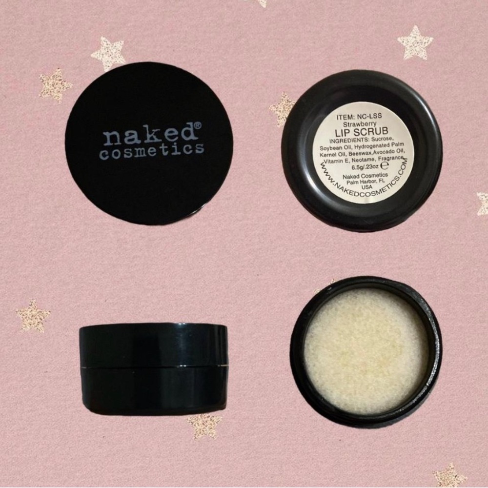 Brand New Naked Cosmetics Strawberry Lip Scrub